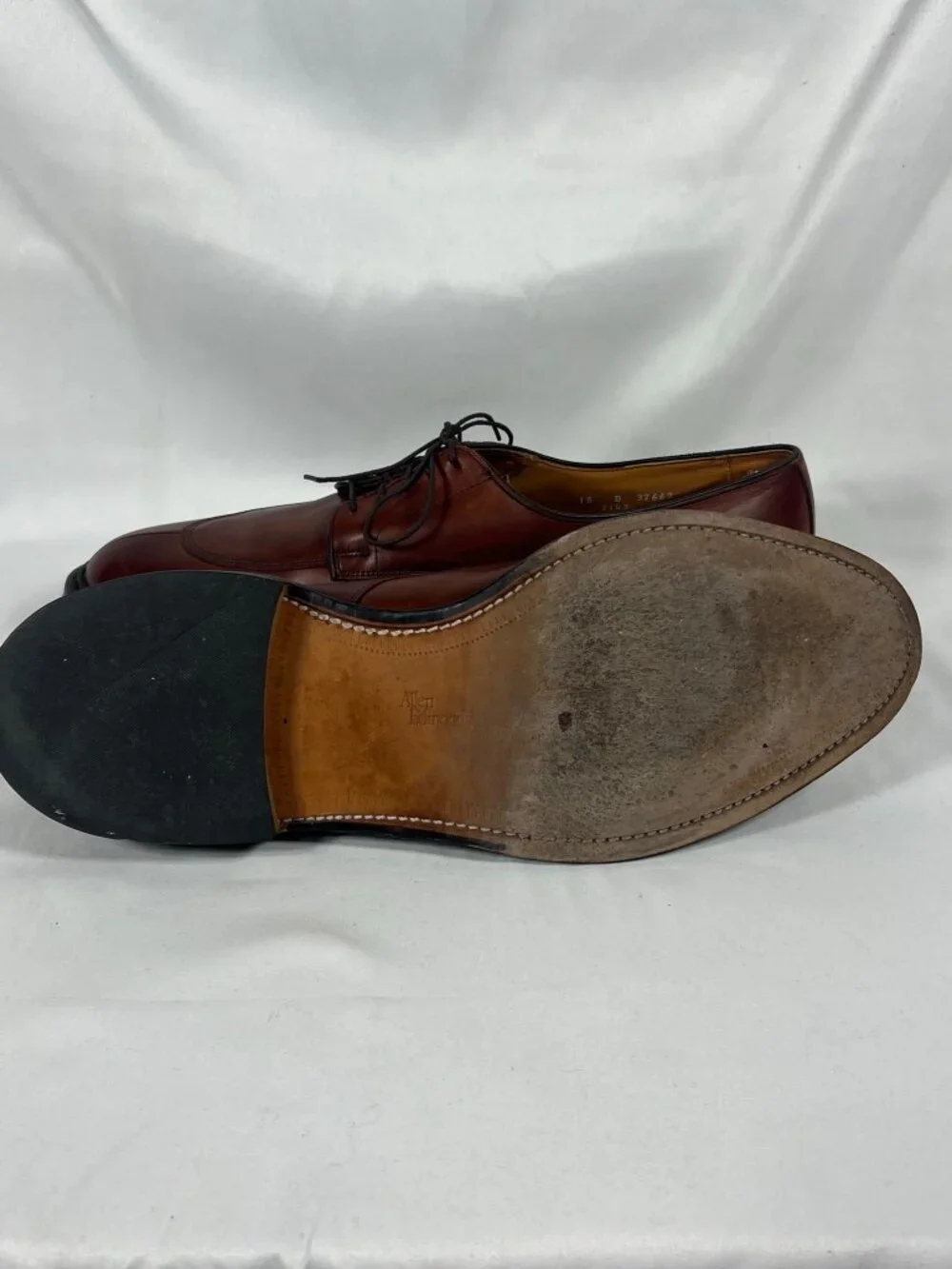 Allen Edmonds Derby Dress Shoes Mens Walton Leather Split Toe Brown Size 15 D